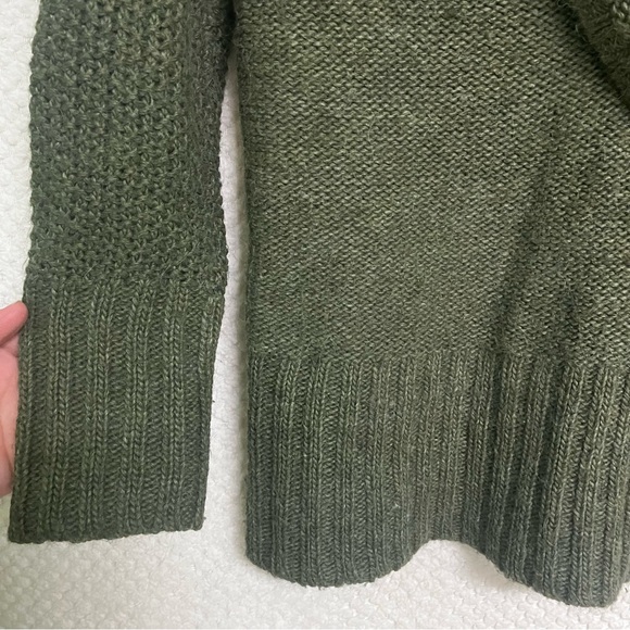 Ann Taylor LOFT Wool Alpaca Blend Sweater Shawl Collar Pullover Large - Picture 5 of 9